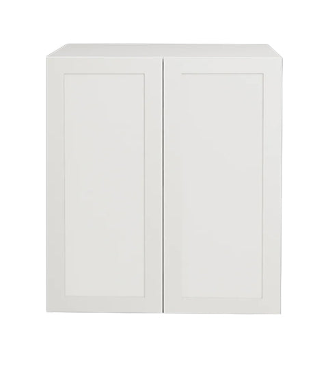Armoire de cuisine haut 2 Portes shaker Blanche mat 24 L x 36 H x 12,5 po