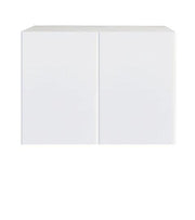 Glossy White Kitchen Cabinet Upper Range 2 Doors Unit 30 L x 24 H x 12 1/2  in