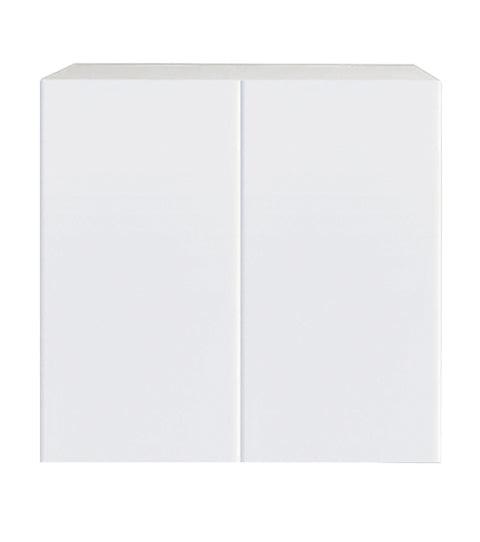 Armoire de cuisine haut  2 portes blanc laqué 36 L x 36 H x 12,5 P po
