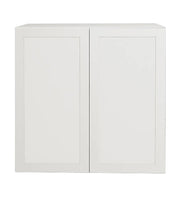 Armoire de cuisine haut 2 Portes shaker Blanche mat 33 L x 36 H x 12,5 P po