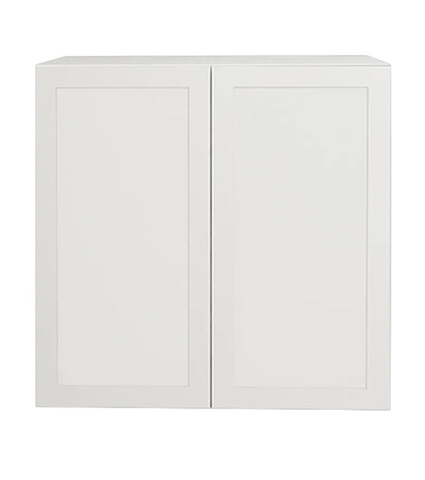 Armoire de cuisine haut 2 Portes shaker Blanche mat 33 L x 36 H x 12,5 P po