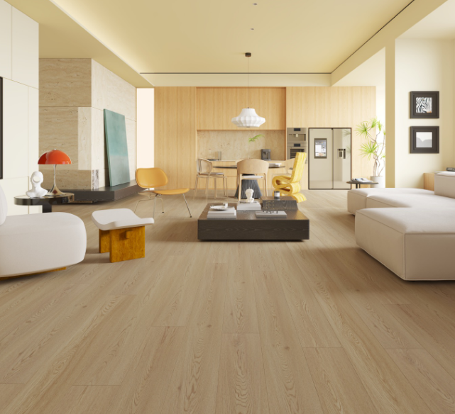Waterproof SPC Luxury Vinyl Flooring Macaroon 7 in 20.82 SF Box