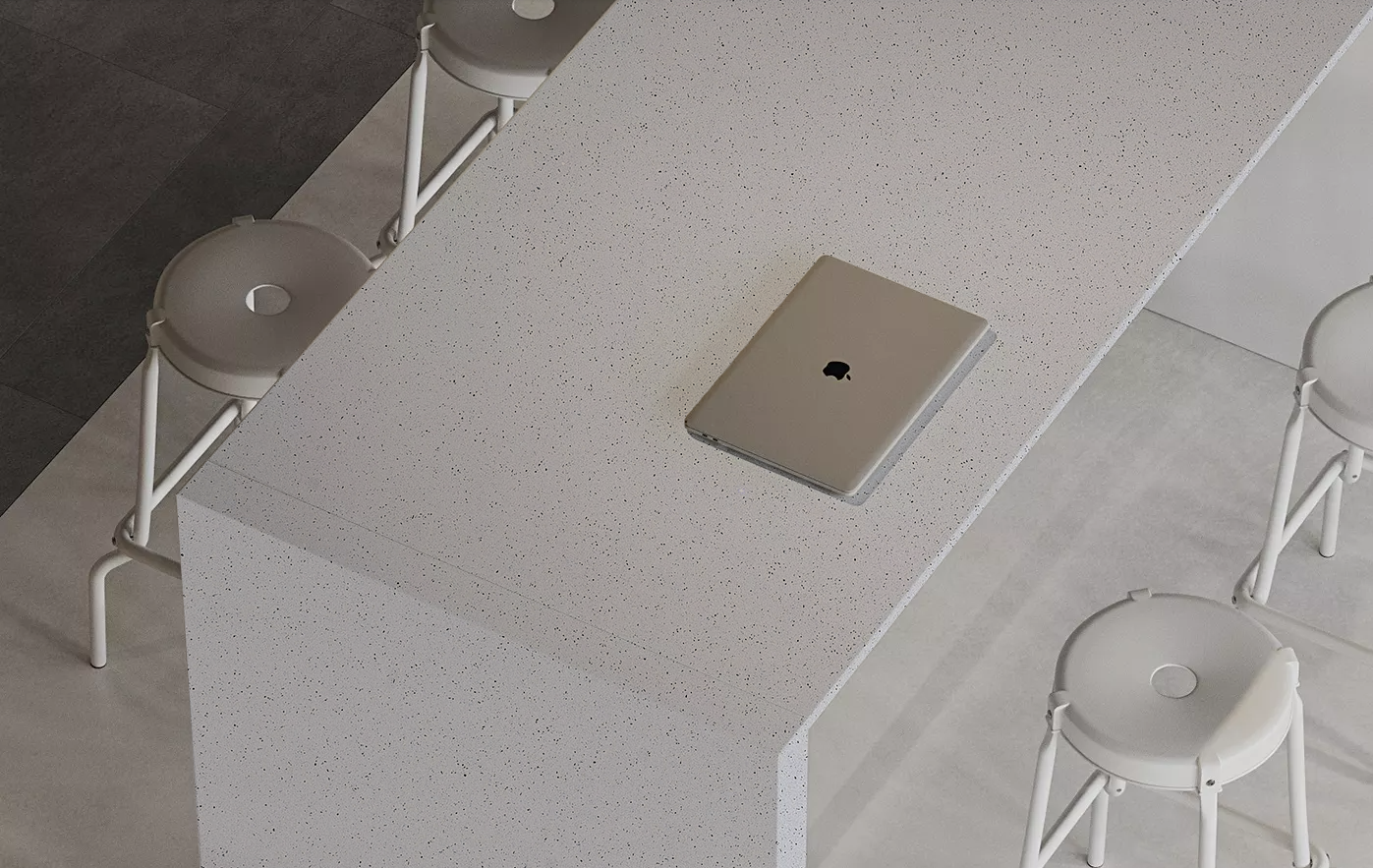 Quartz pour comptoir 2 cm - 3 cm KASS 1105 SF