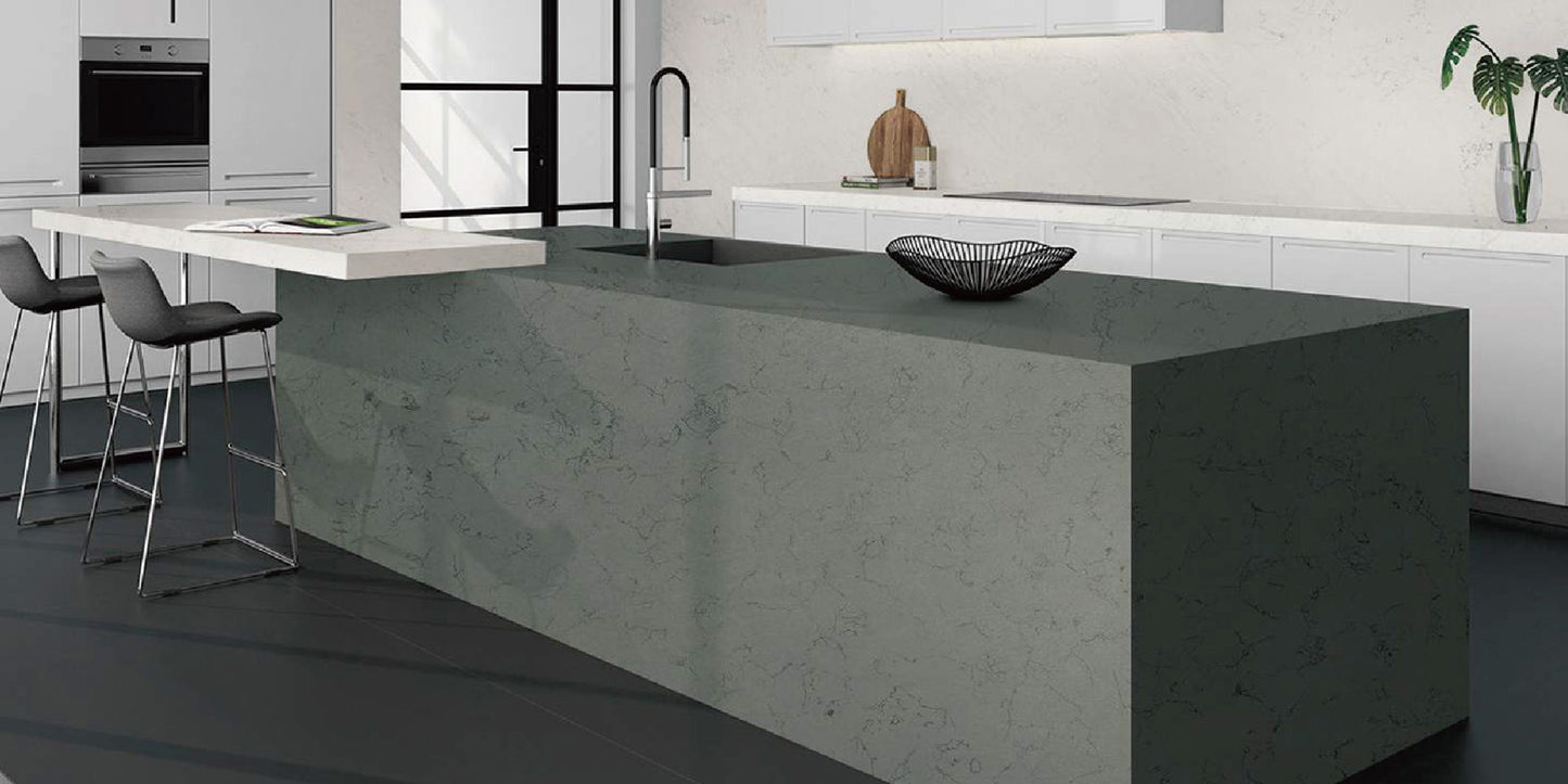 Countertop Quartz 2cm - 3cm KASS 7708 SF