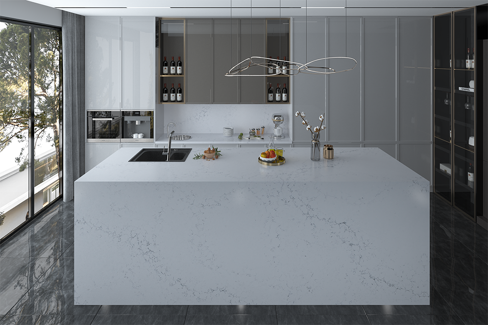 Countertop Quartz 2cm - 3cm KASS 8835 SF