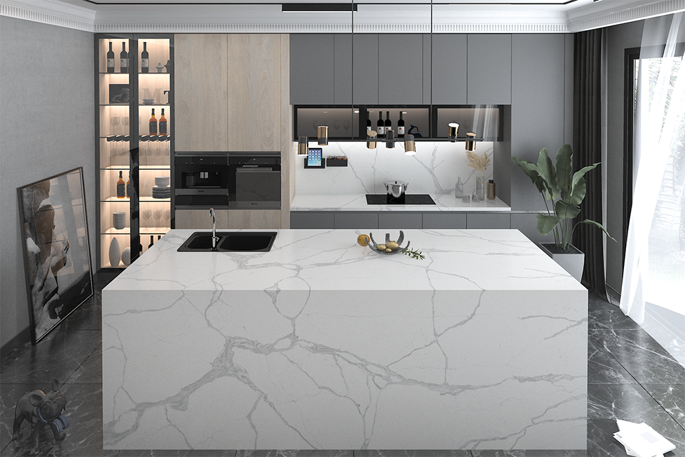 Comptoir Quartz 2cm - 3cm KASS 9921 SF