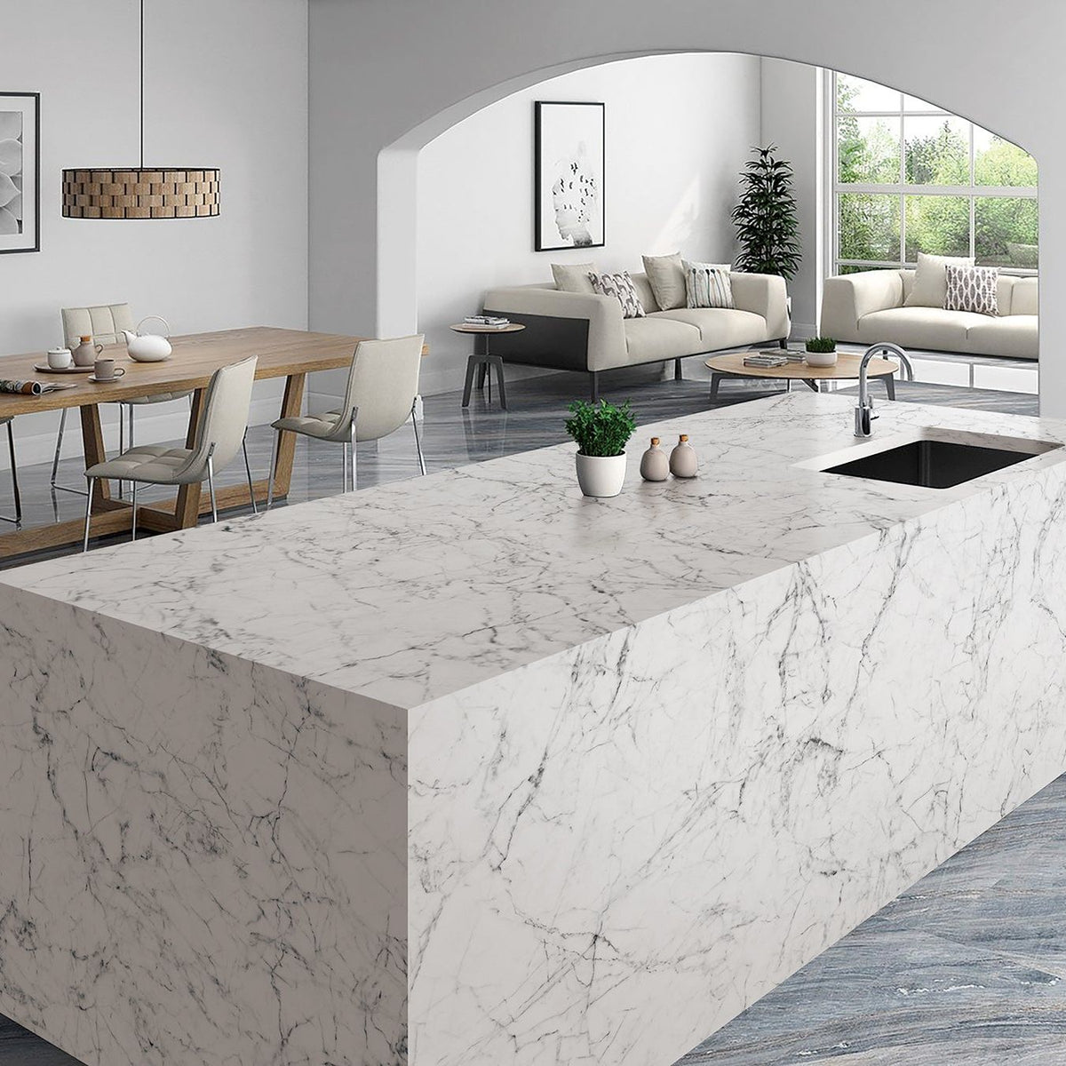 Countertop Quartz 2cm - 3cm KY017.