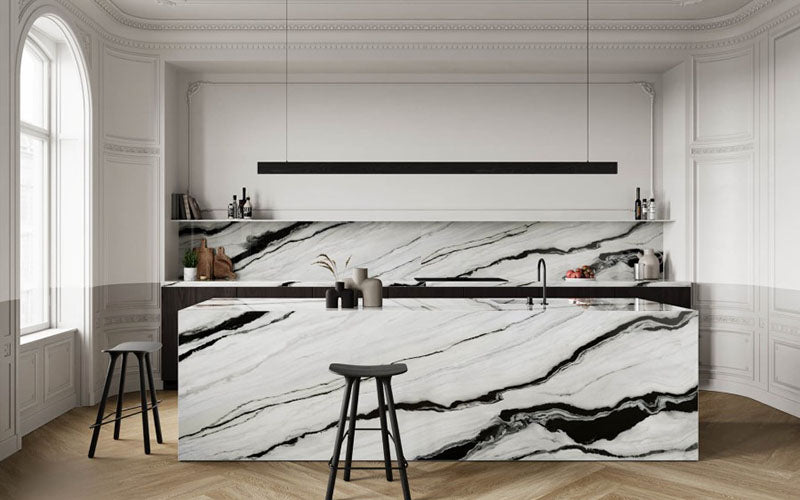 Porcelain Slab Teracanto - Charcoal White 2cm 126x62 in.