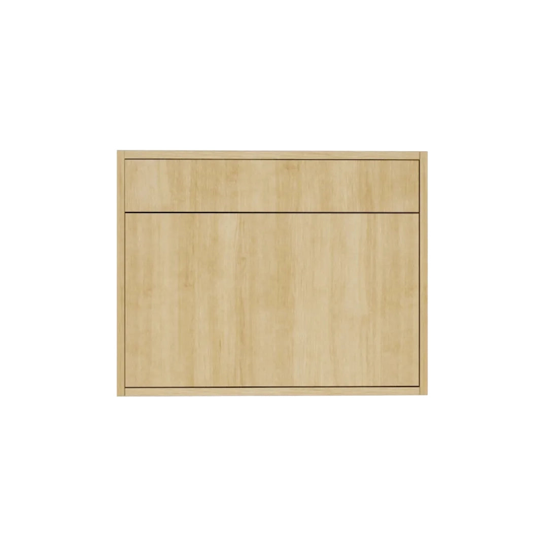 Natural Beauty Vanity 30 in. Suspended 1 Drawer with Countertop