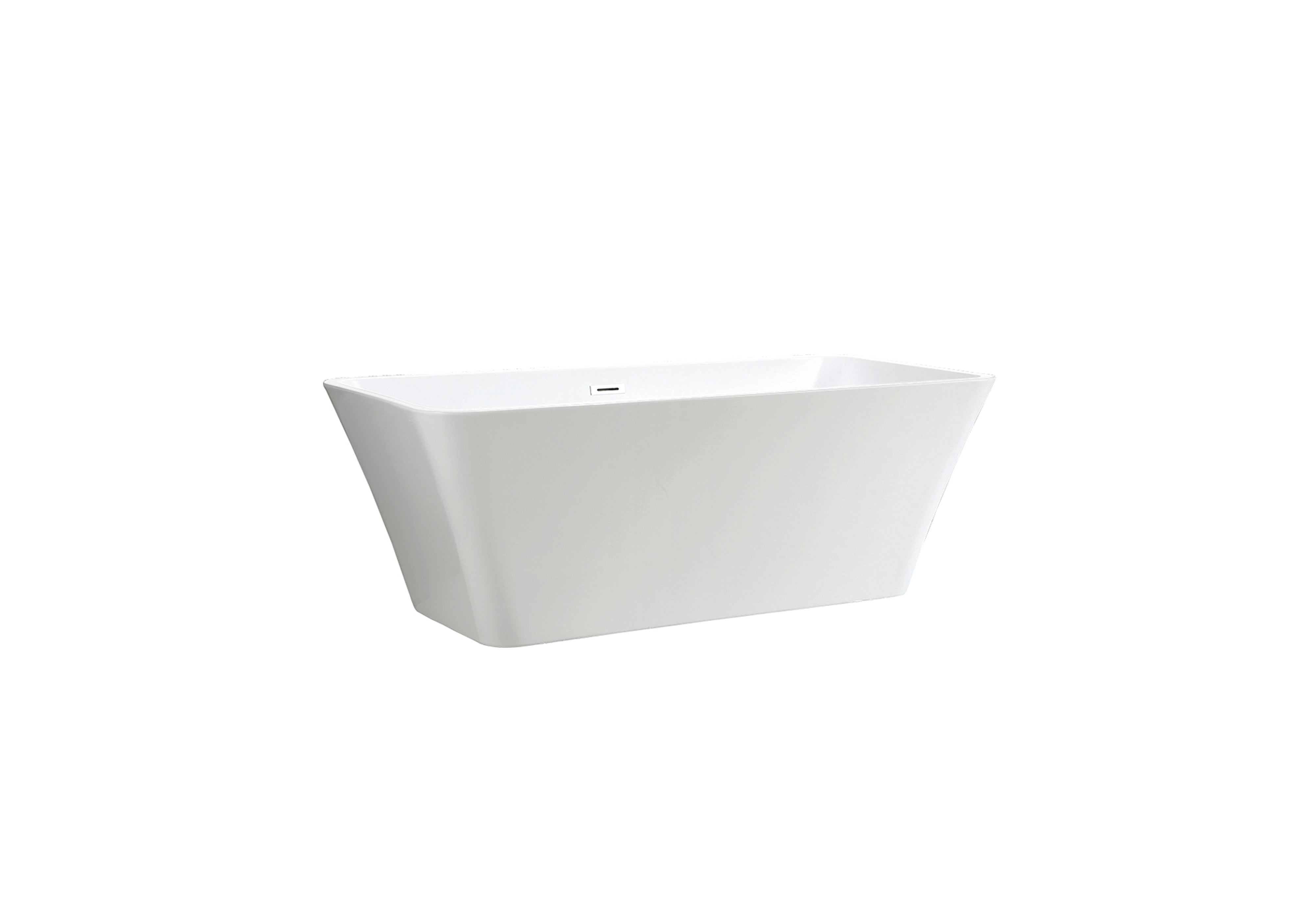 Luxor Freestanding Bathtub Size :67 x 29.5 x 23.6 in.  (1700 x 750 x 600 mm)