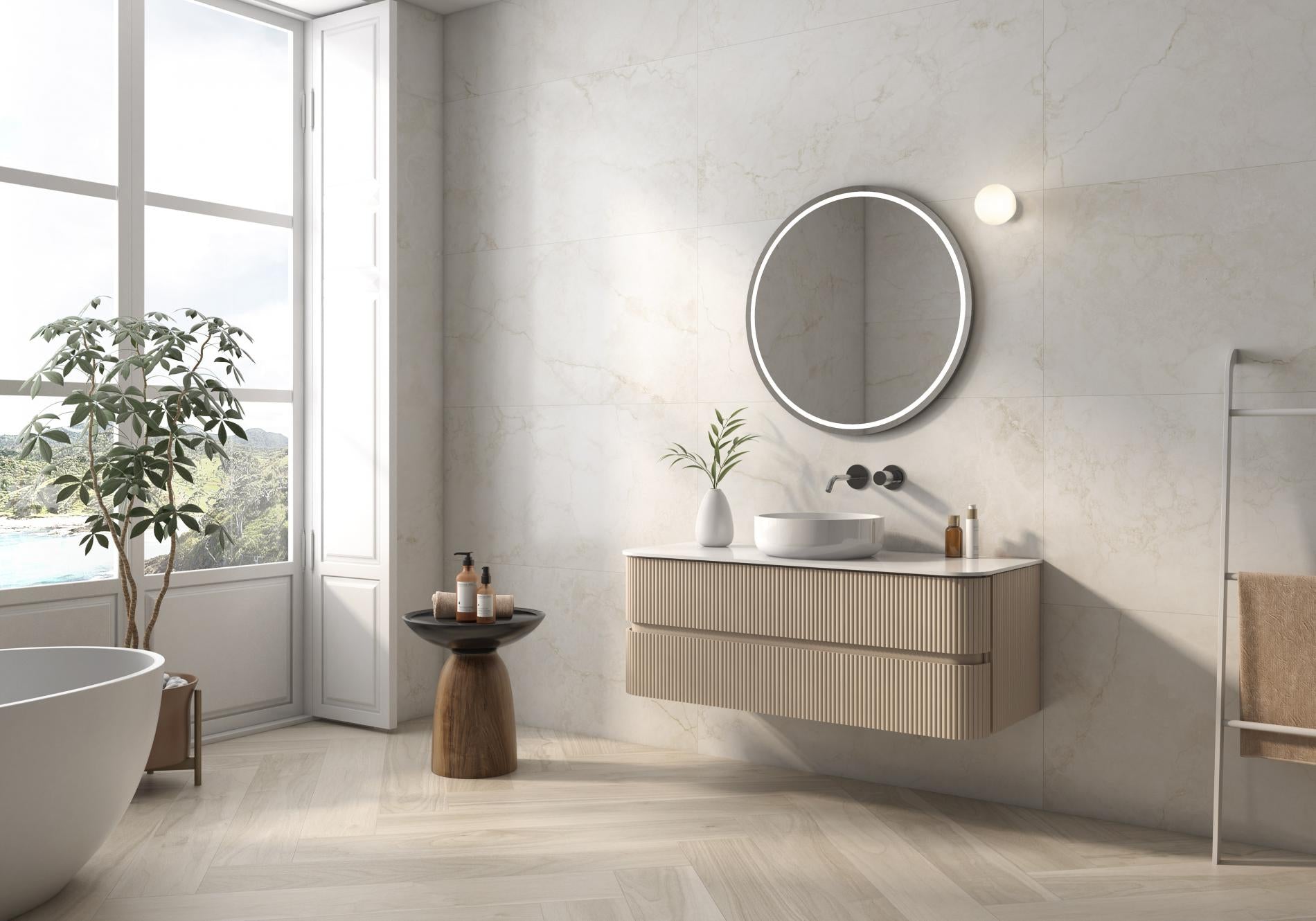 Carreaux de céramique en porcelaine - Collection HERMES disponibles en 3 tailles, 2 couleurs et 1 finition.