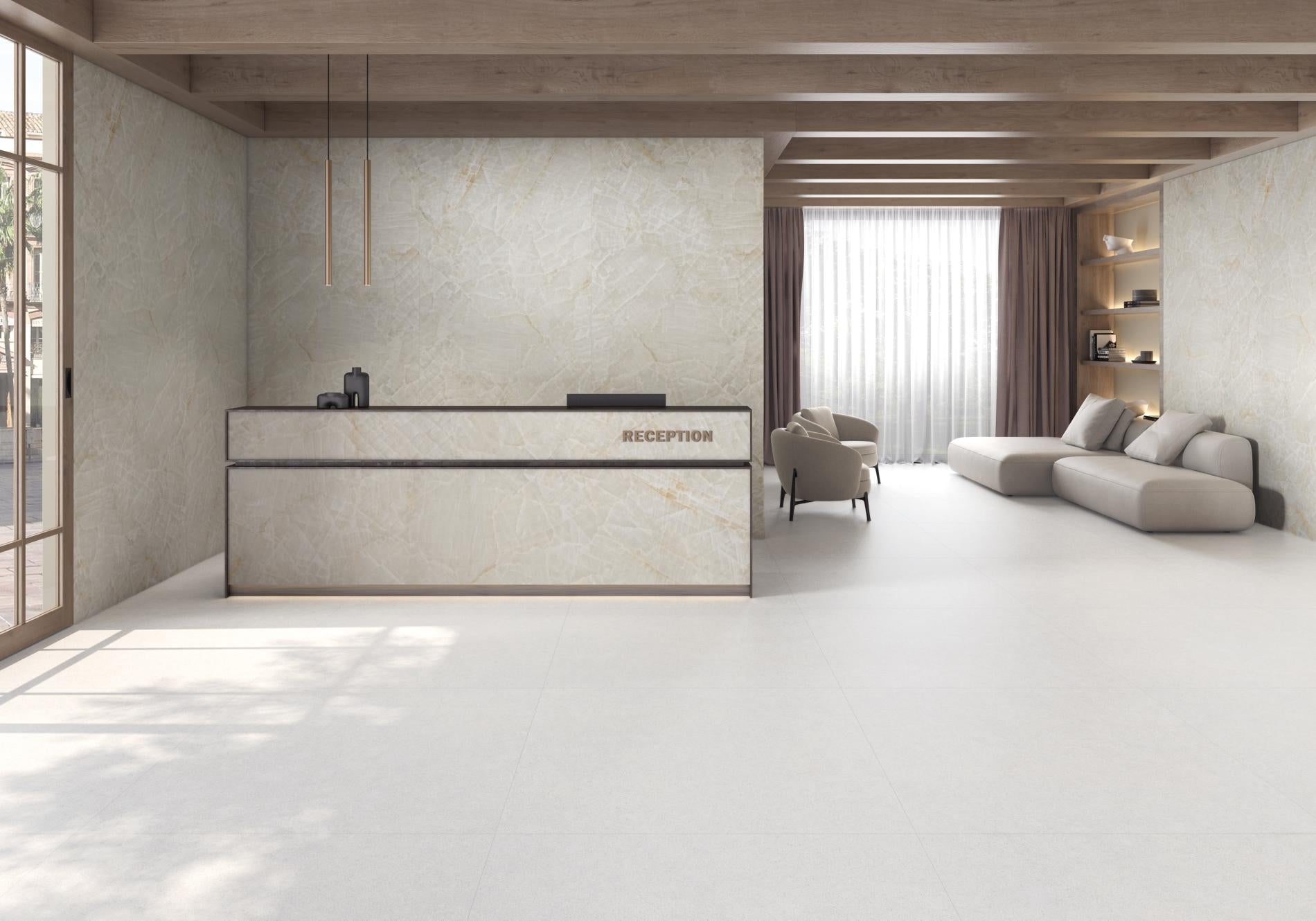 Porcelain ceramic Tile - Glacier Collection available in 2 sizes 2 colors and 2 finishes