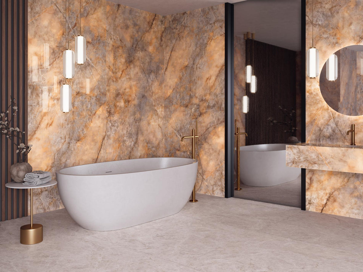 Porcelain ceramic Tile - Taj Mahal Collection available in 3 size, 2 colors and 2 finishs..