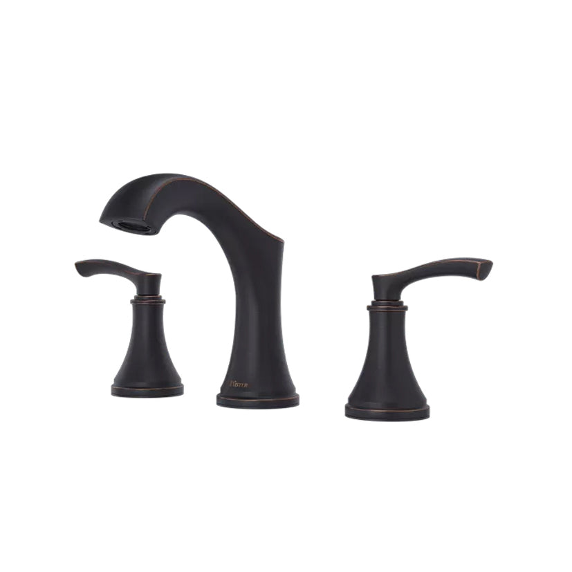 2-Handle 8" Widespread Bathroom Faucet - 2 Colors