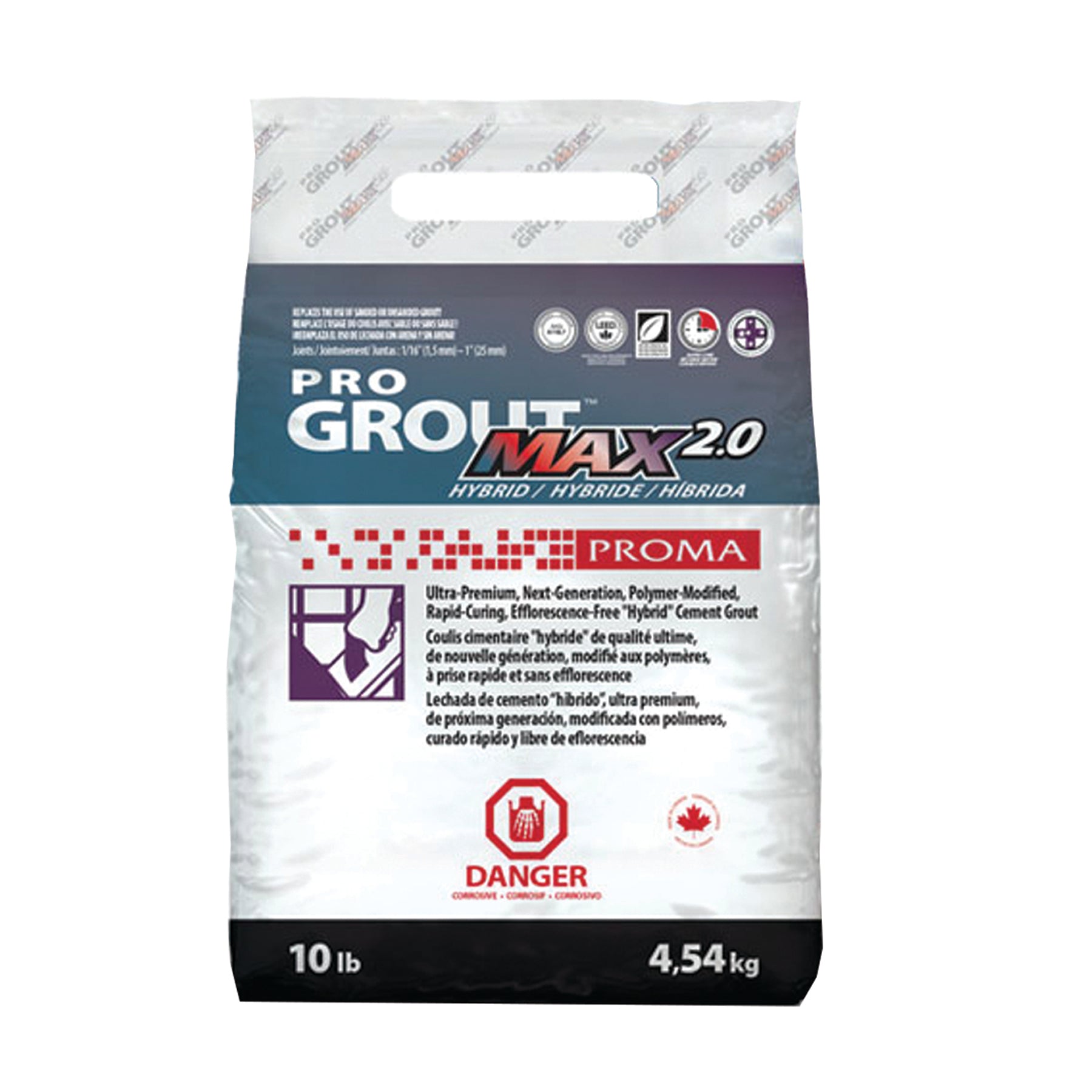 Pro Grout MAX 4.54 kg Arctic White