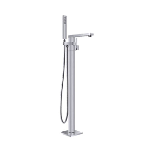 Freestanding Bathub Faucet & Handheld Shower Chrome