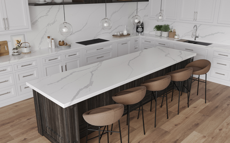 Countertop Quartz 2cm - 3cm LXHA Suprema Nero  63x126  in.