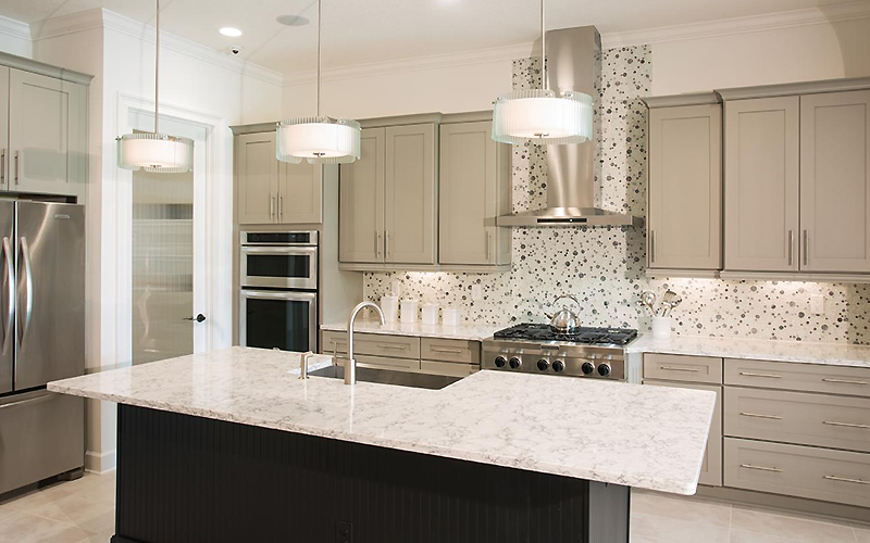 Countertop Quartz 2cm - 3cm  LXHA Rococo SF 63X130 in