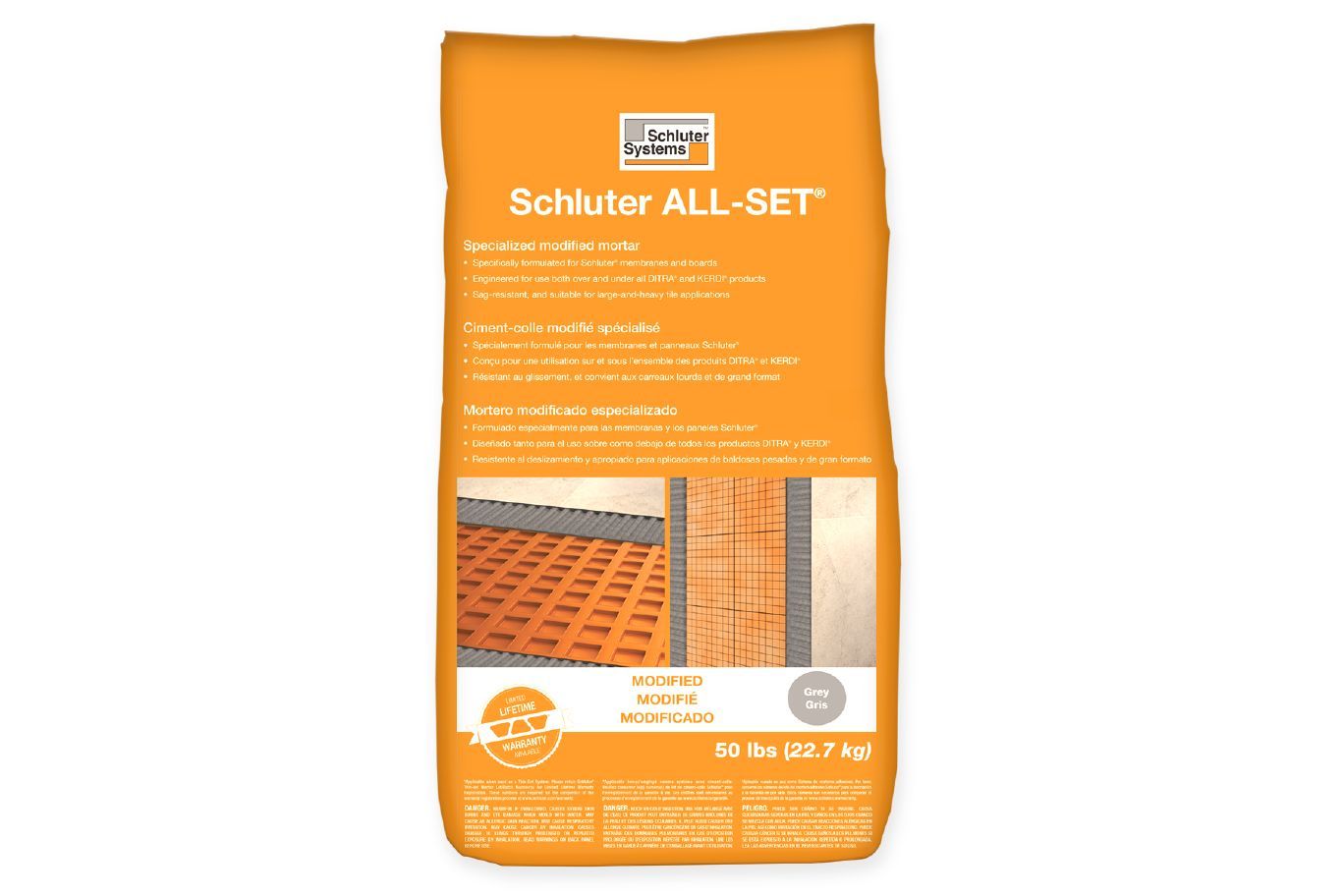 Schluter ALL-SET Gris 22,7 kg