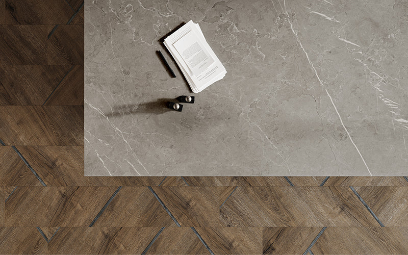 Porcelain Slab Teracanto - Pietra Gray 12mm 126x63 in.