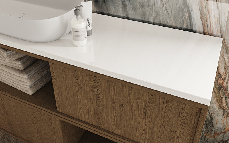 Countertop Quartz 2cm - 3cm LXHA Snow Storm 63x130 po.