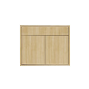 Natural Beauty Vanity 30 in. Suspended 2 Doors with Countertop