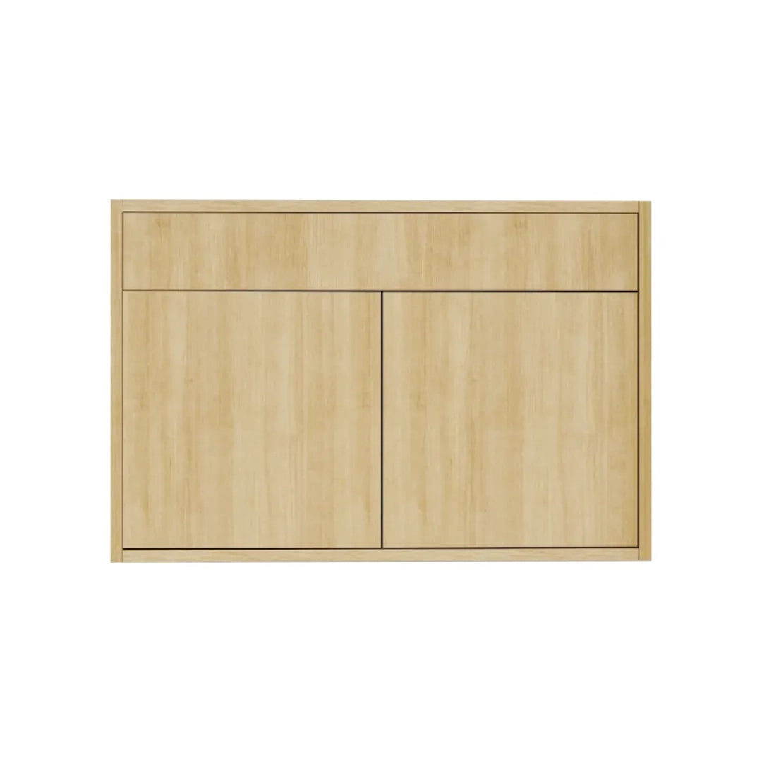 Natural Beauty Vanity 36 in. Suspended 2 Doors with Countertop