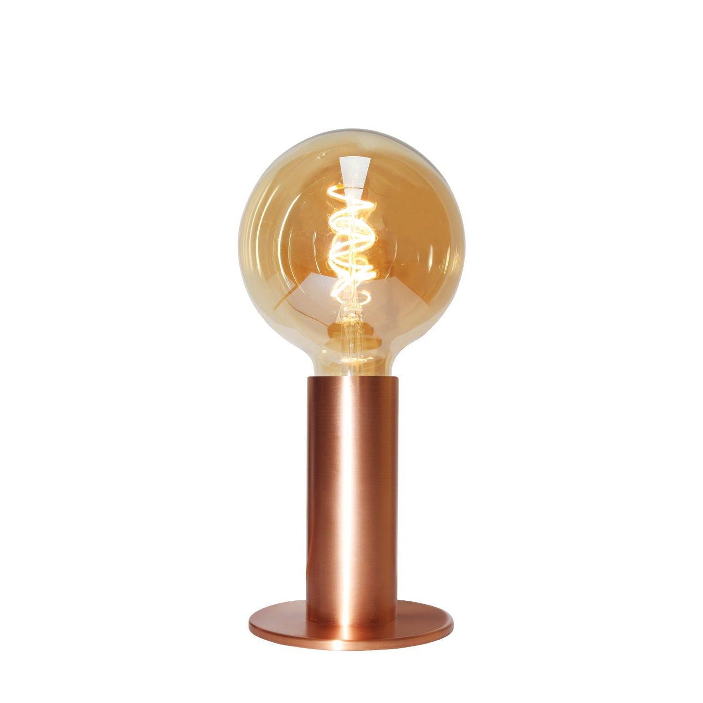 Lampe Tactile Ampoule Led 3 Voies Dim Incluse - Or Rose