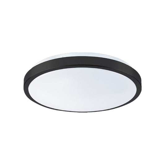 Led Ceiling Fixture 11'' 15w/4000k - Black -  Verona 2pk