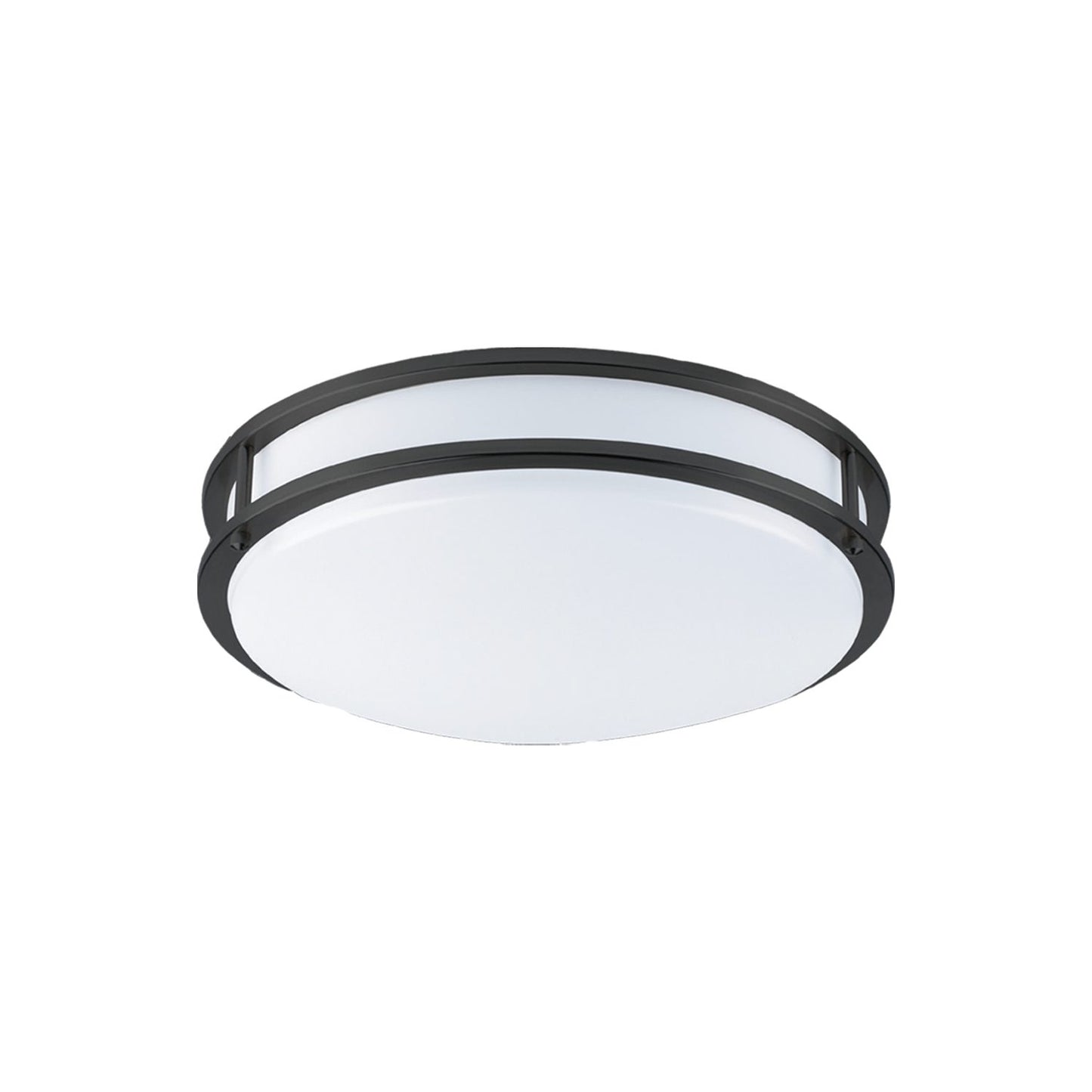 Led Ceiling Fixture 12'' 15w/4000k -Black-  Milano