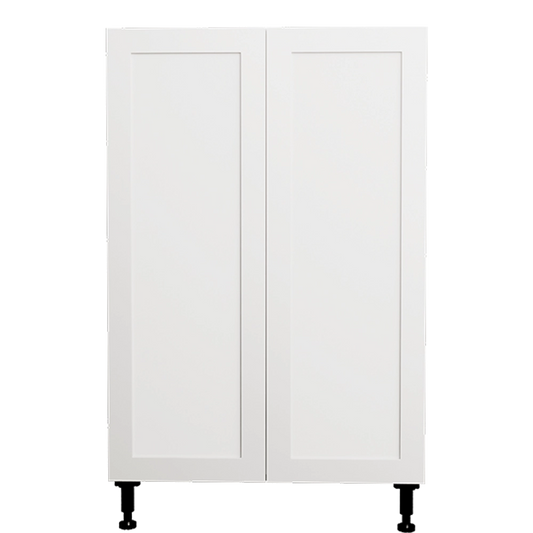 Armoire de cuisine bas 2 portes shaker blanc 24 L x 34 3/4 H x 24 P po