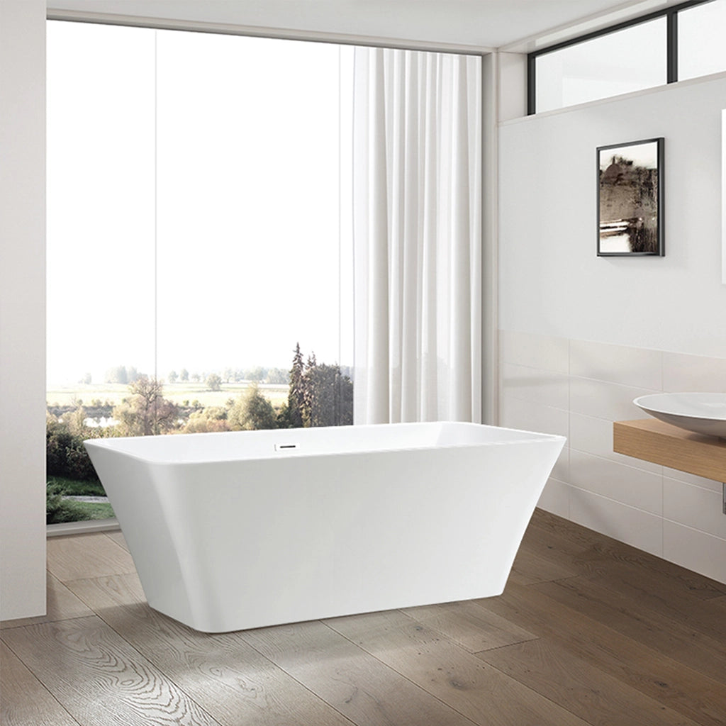 Luxor Freestanding Bathtub Size :67 x 29.5 x 23.6 in.  (1700 x 750 x 600 mm)