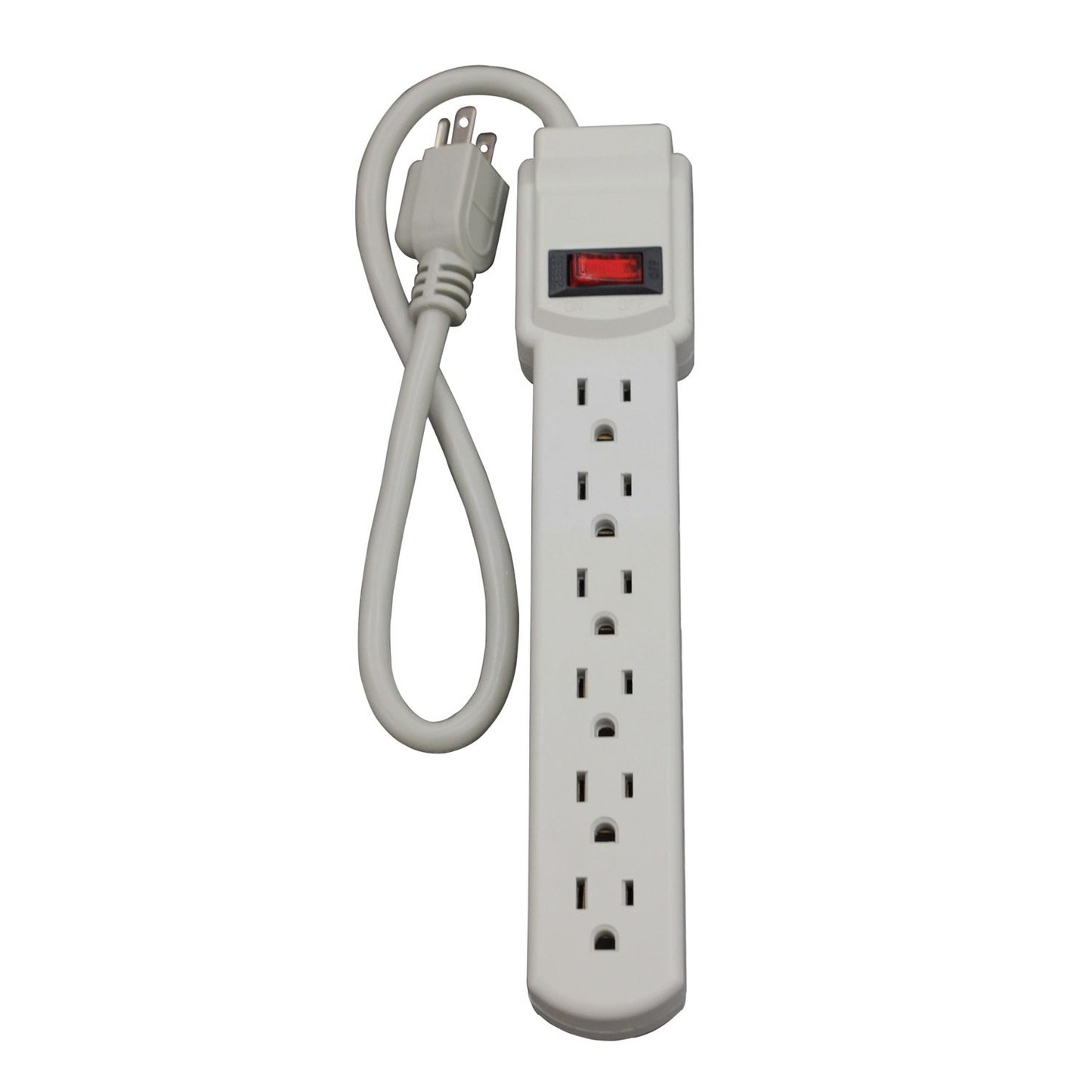 6 Outlet Power Bar W/1.5ft. 14/3 Cord