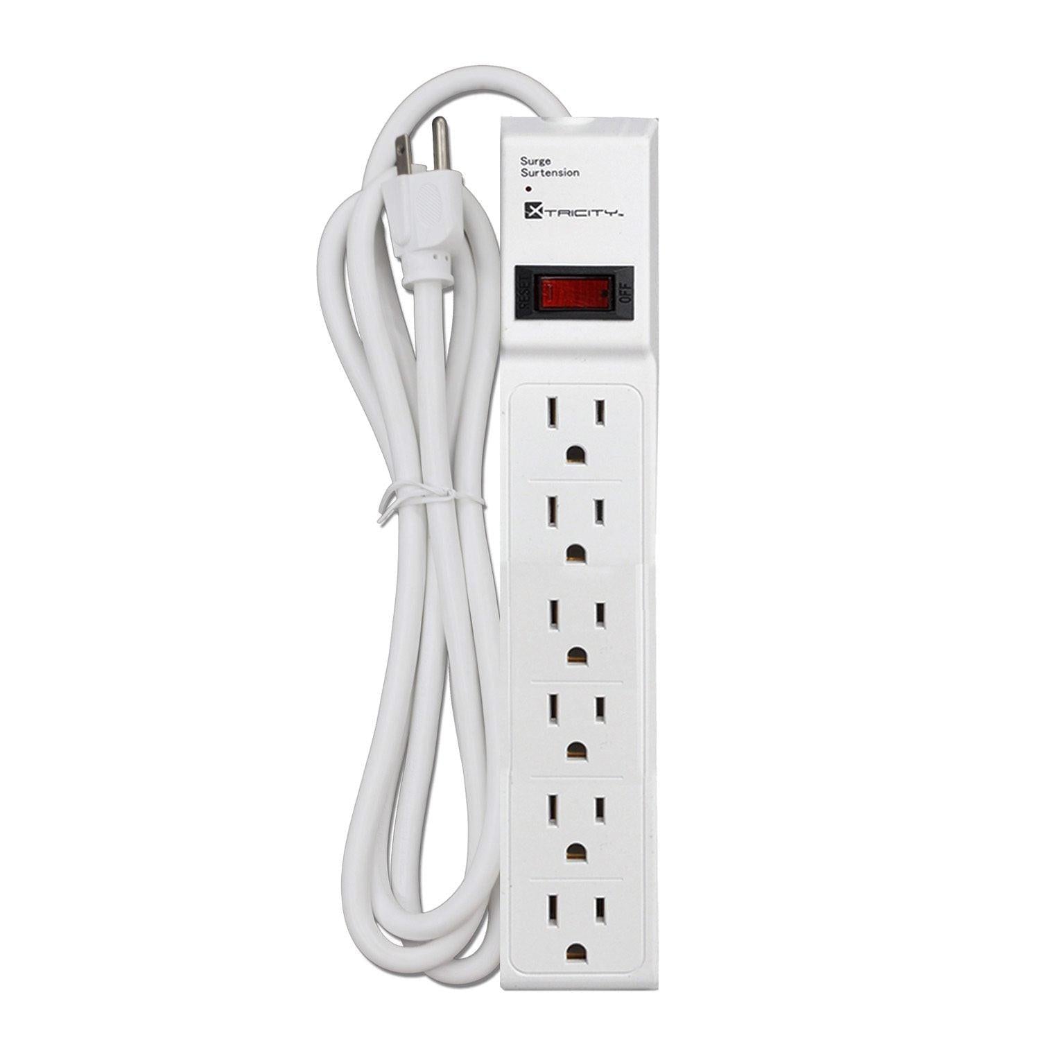 6 Outlet Surge Protector 450 Joules 6ft 14/3 Cord