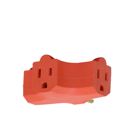 Heavy Duty 3 Outlets Tap Orange 1cd