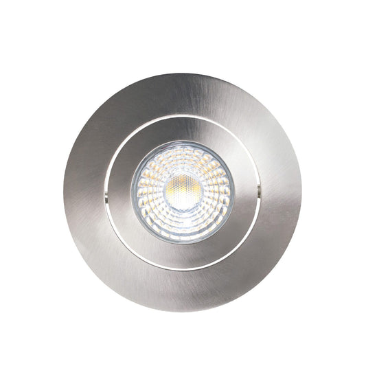 Recessed Multi Dir Led 3.5'' 7w/600l/3000k/ Dim/ Round / Nickel