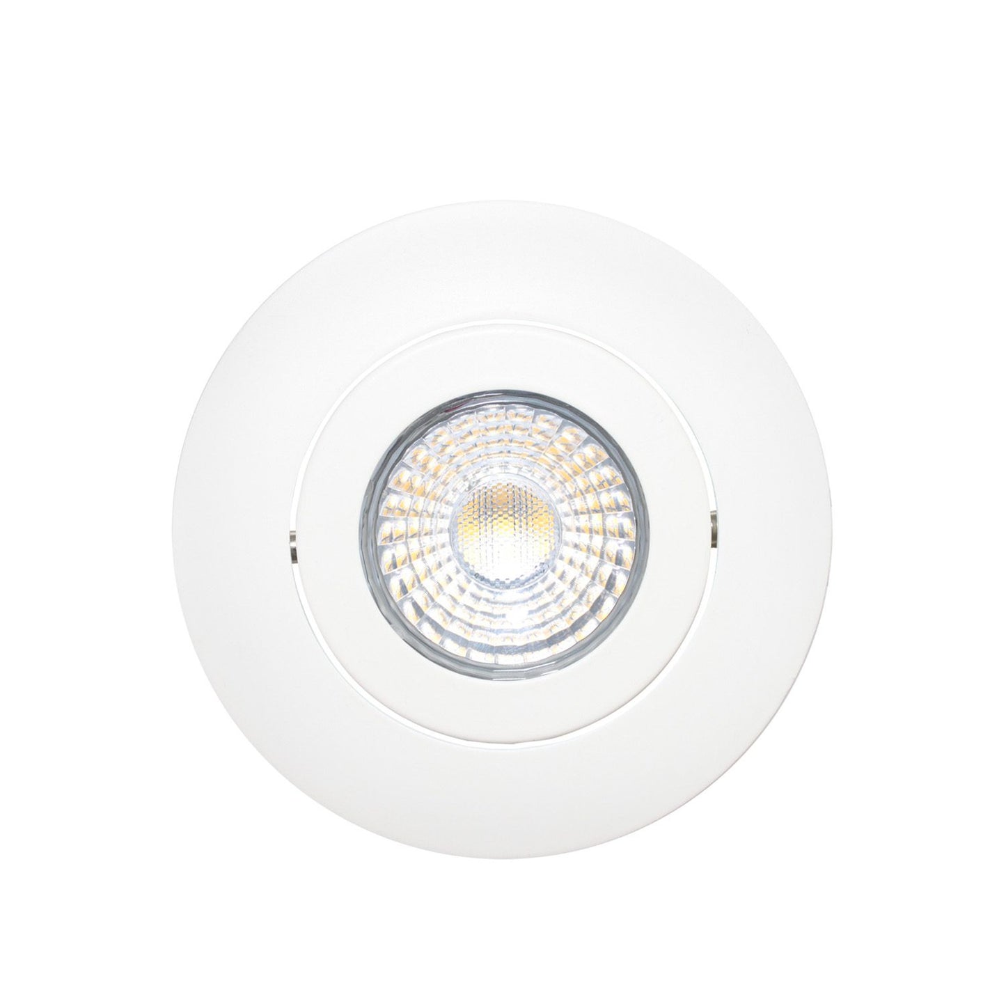 Encastré Multi Dir Led 3.5'' 7w/600l/3000k/ Dim/ Rond/ Blanc