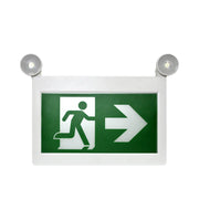 Led Emergency Exit Light 1.2w X 2 Heads/3 Pictogram 90