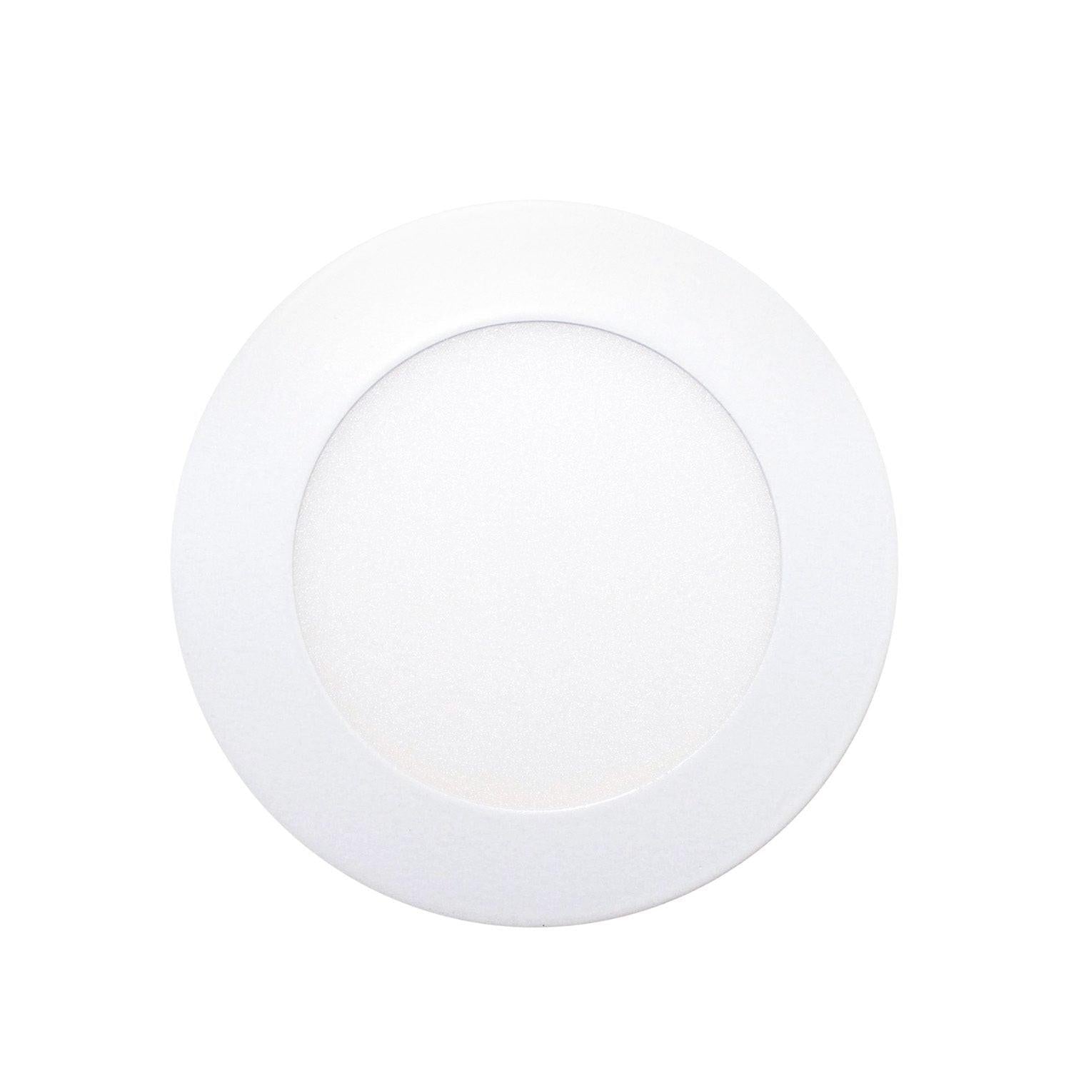 4 in Recessed LED Lighting 10W/ 750L/ 3000K/ Round – White/ 4pk