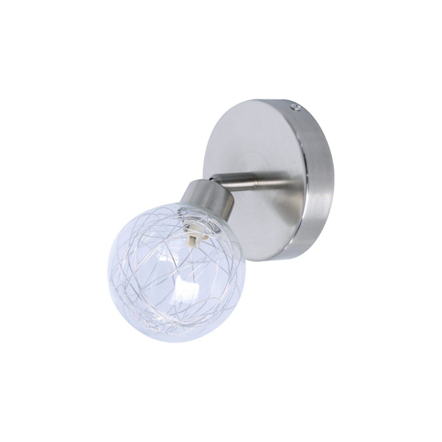 Ceiling Swivel Light 1 Head Chrome - Oscar