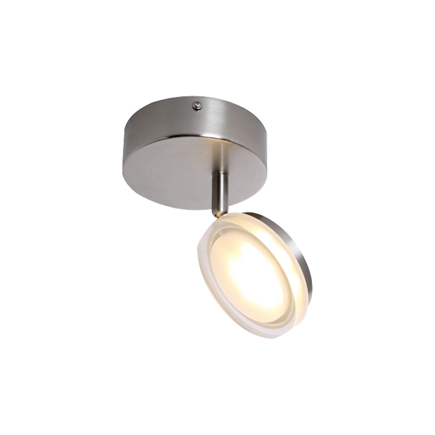 Ceiling Swivel Led Integrated Light 1 Head Nickel - Anita