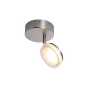 Ceiling Swivel Led Integrated Light 1 Head Nickel - Anita