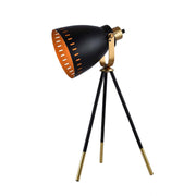 Table Lamp With 3 Legs Black Gold - Parker