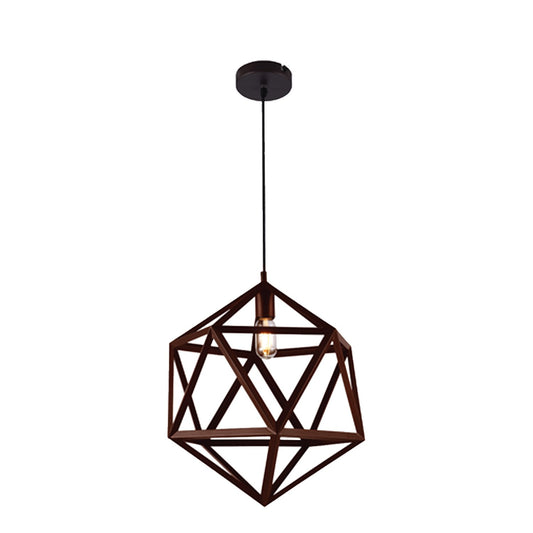 Suspension 1 Lampe Noir - Saphira