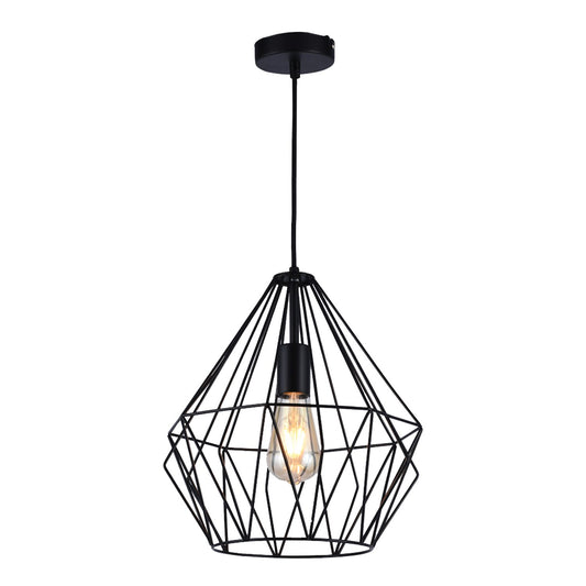 Suspension 1 Lampe Noir - Sterling