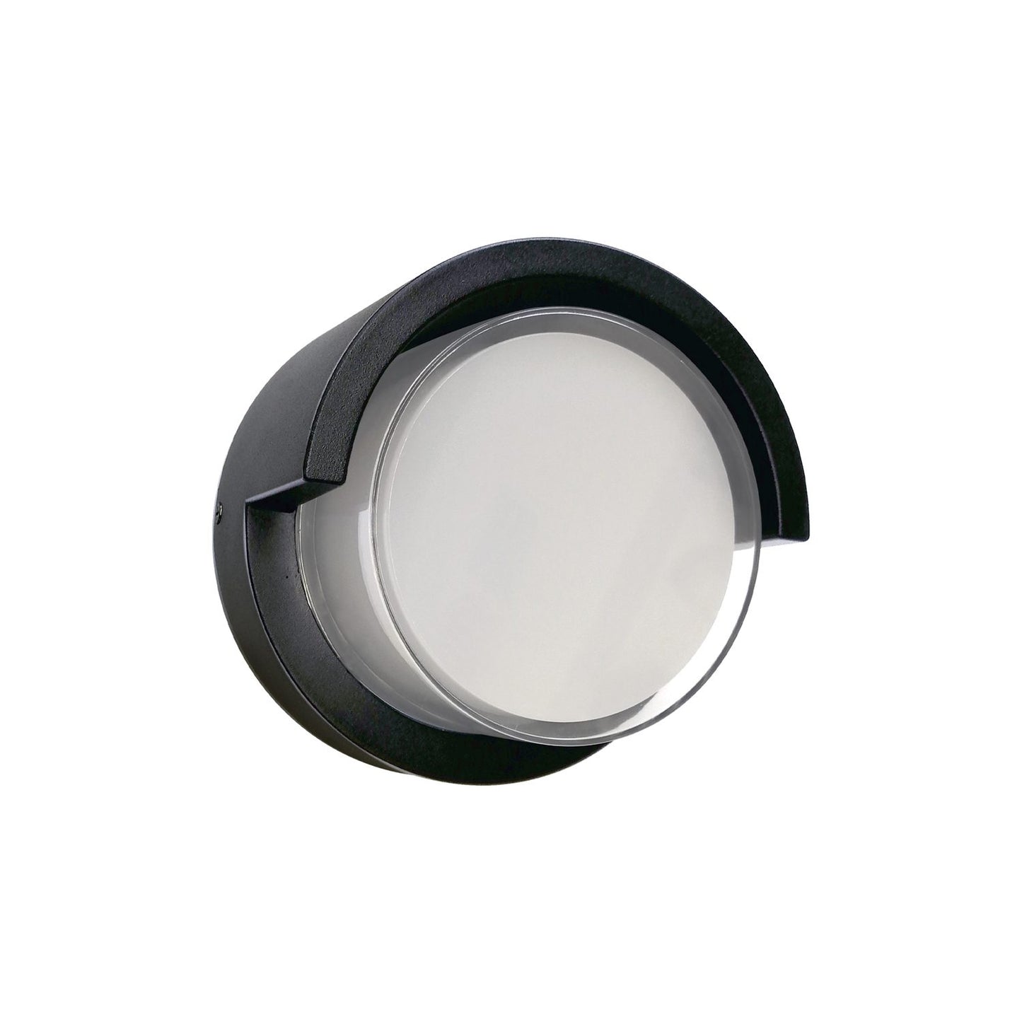 Out Wall Light Led Integrated 12w/30-40-50k Black - Malibu