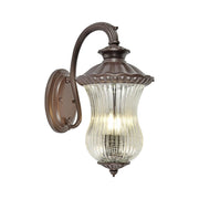 Outdoor Wall Mount Light - Brown - Aubrey