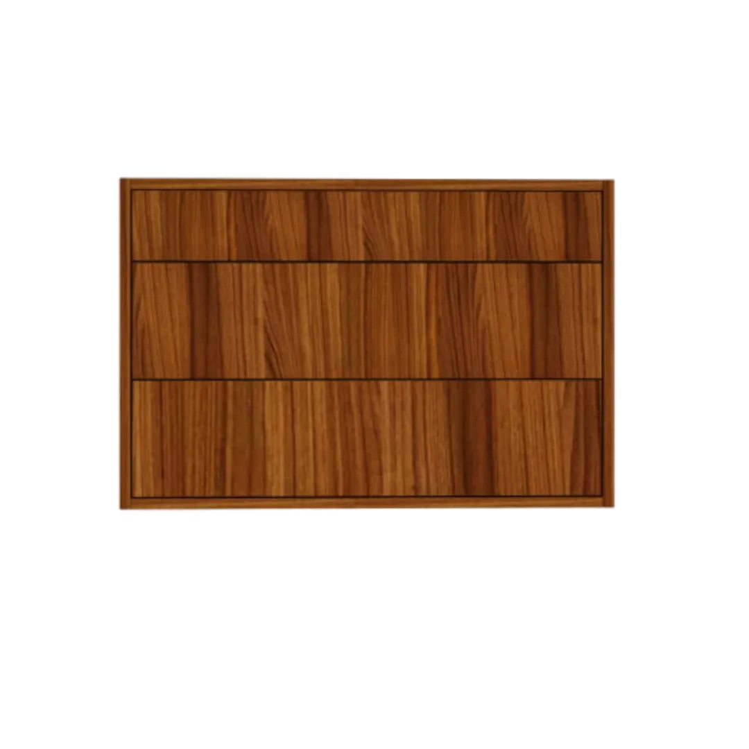 Vanité 36 po. Suspendue 2 tiroirs cannelle chaude avec comptoir