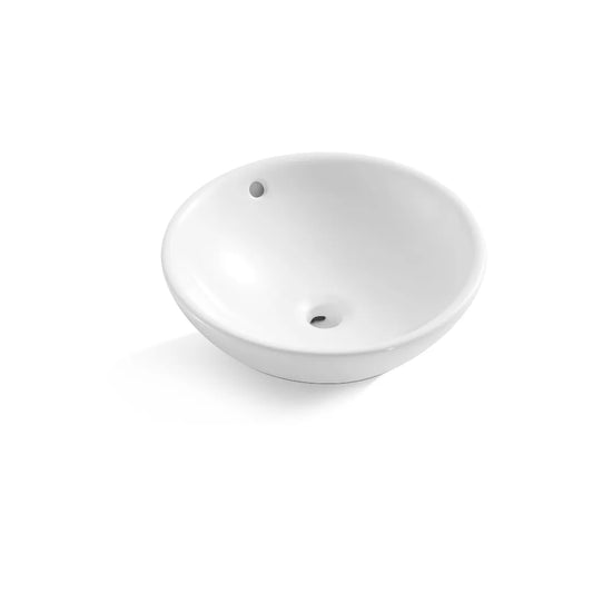 Lavabo de salle de bain en céramique à encastrer Nortrends Vessel 16-7/16x16-7/16x6-1/4 po (418 × 418) mm