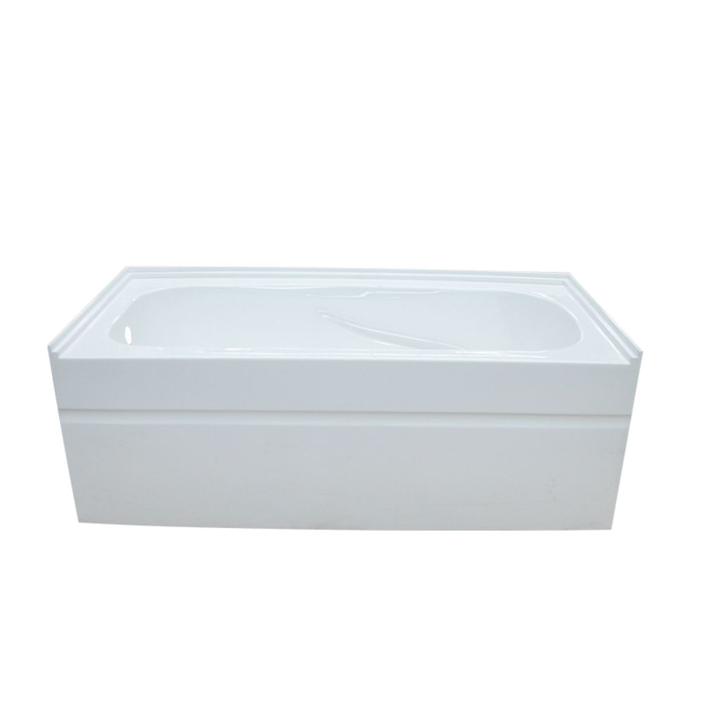 Alcove Bathtub Left Drain 60x30x20.5 in 3 Wall